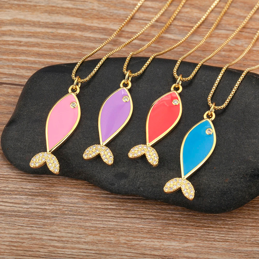 Collier Poisson Couleur