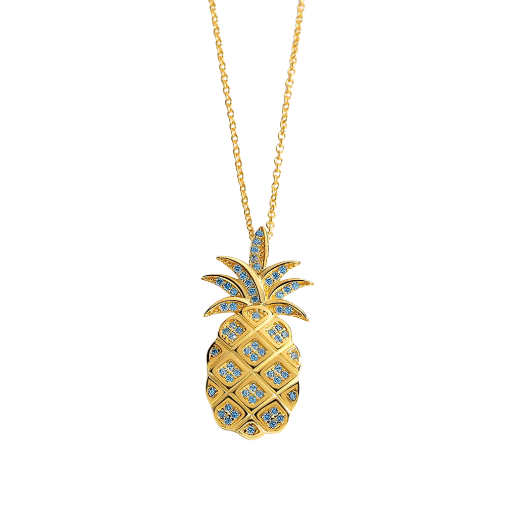 Collier Ananas diamant