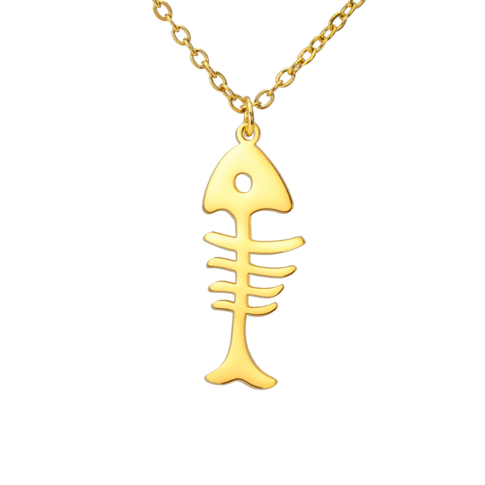 Collier Squelette Poisson