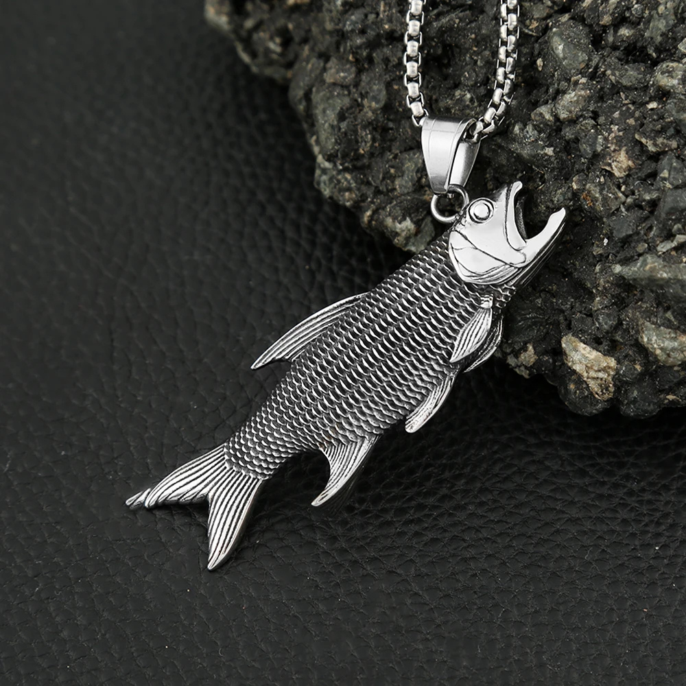 Collier Poisson acier inox