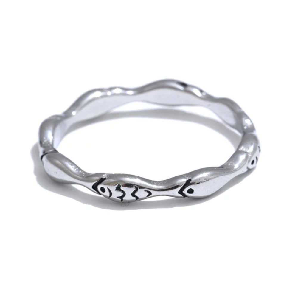 Bague Poisson Femme argent