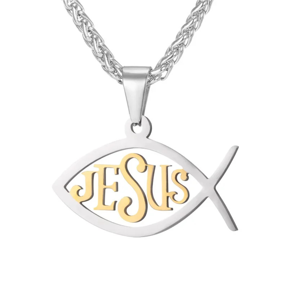 Collier Poisson Jésus