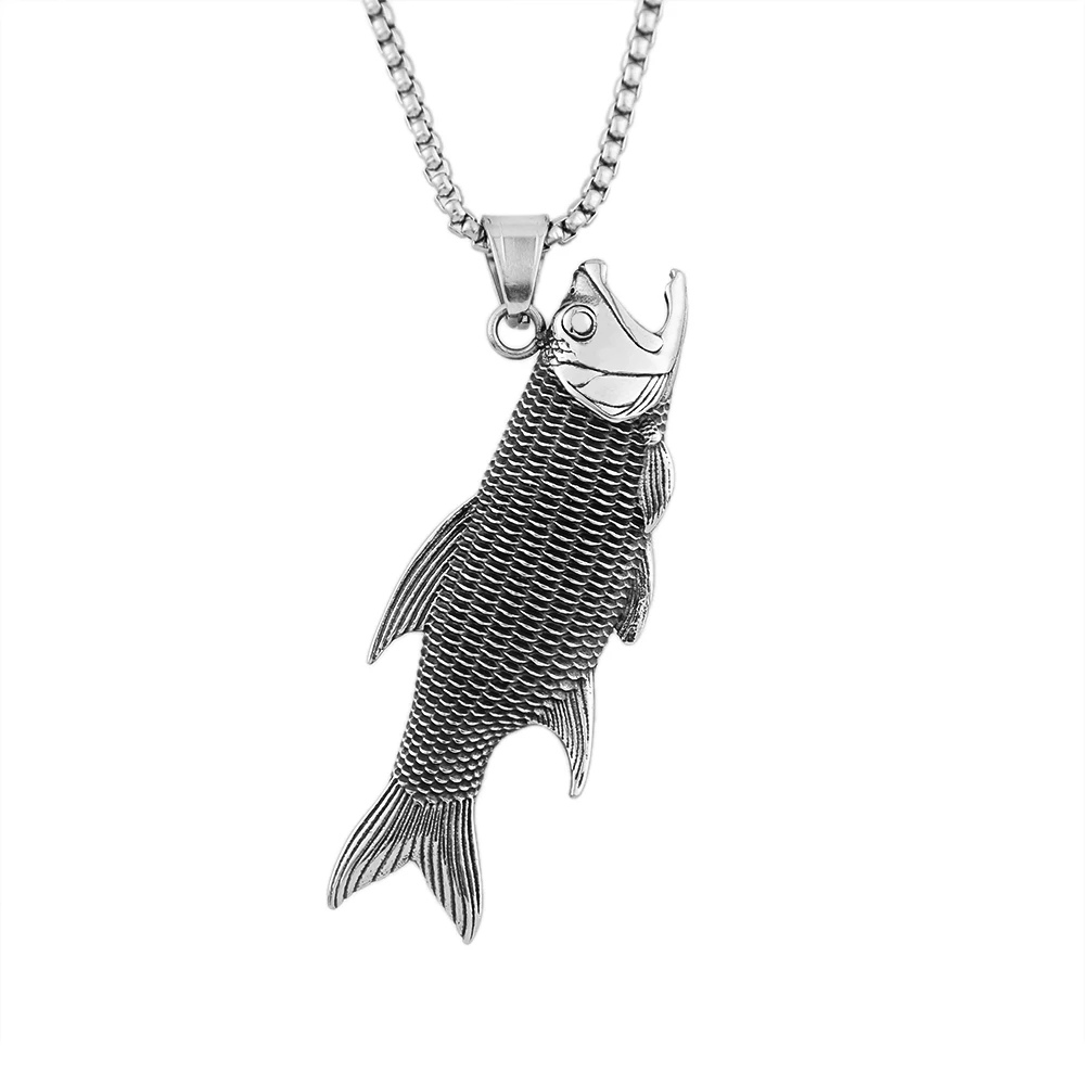 Collier Poisson Homme