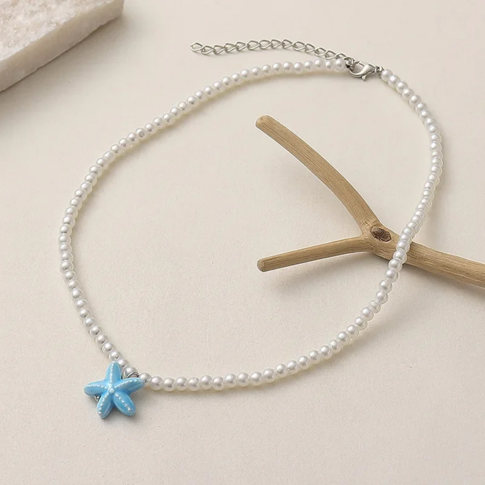 Collier Étoile de Mer Céramique pas cher