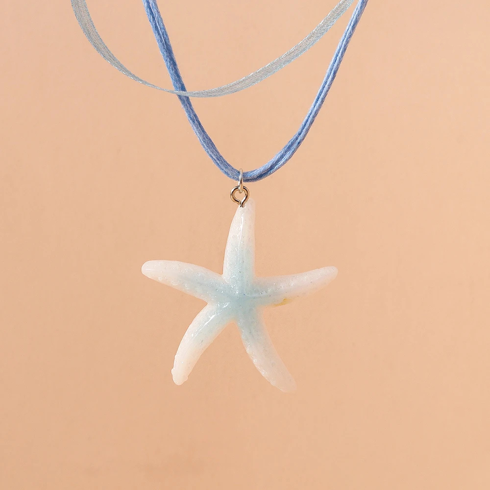 Collier Étoile de Mer Fantaisie pas cher
