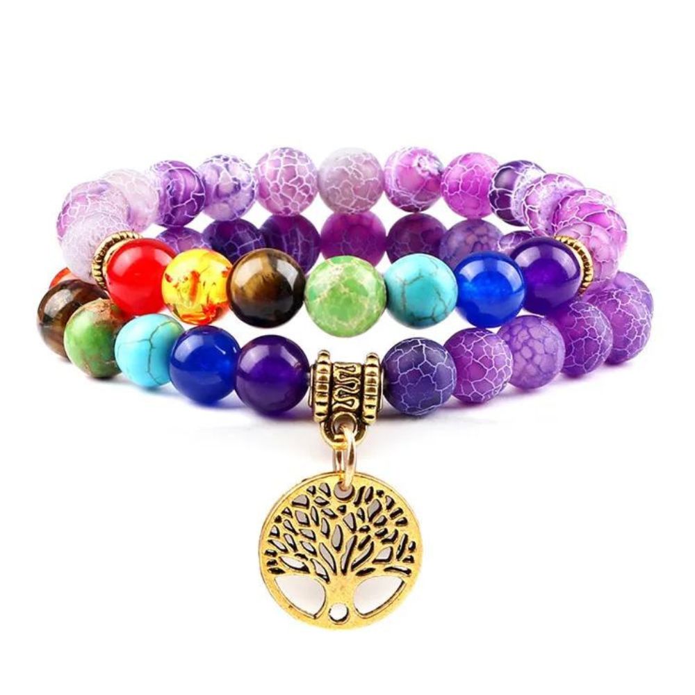 Double Bracelet Arbre de Vie femme