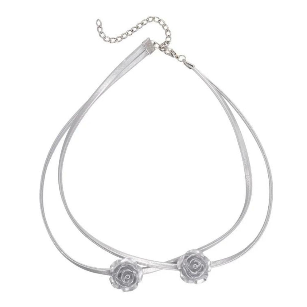 Double Collier Fleur