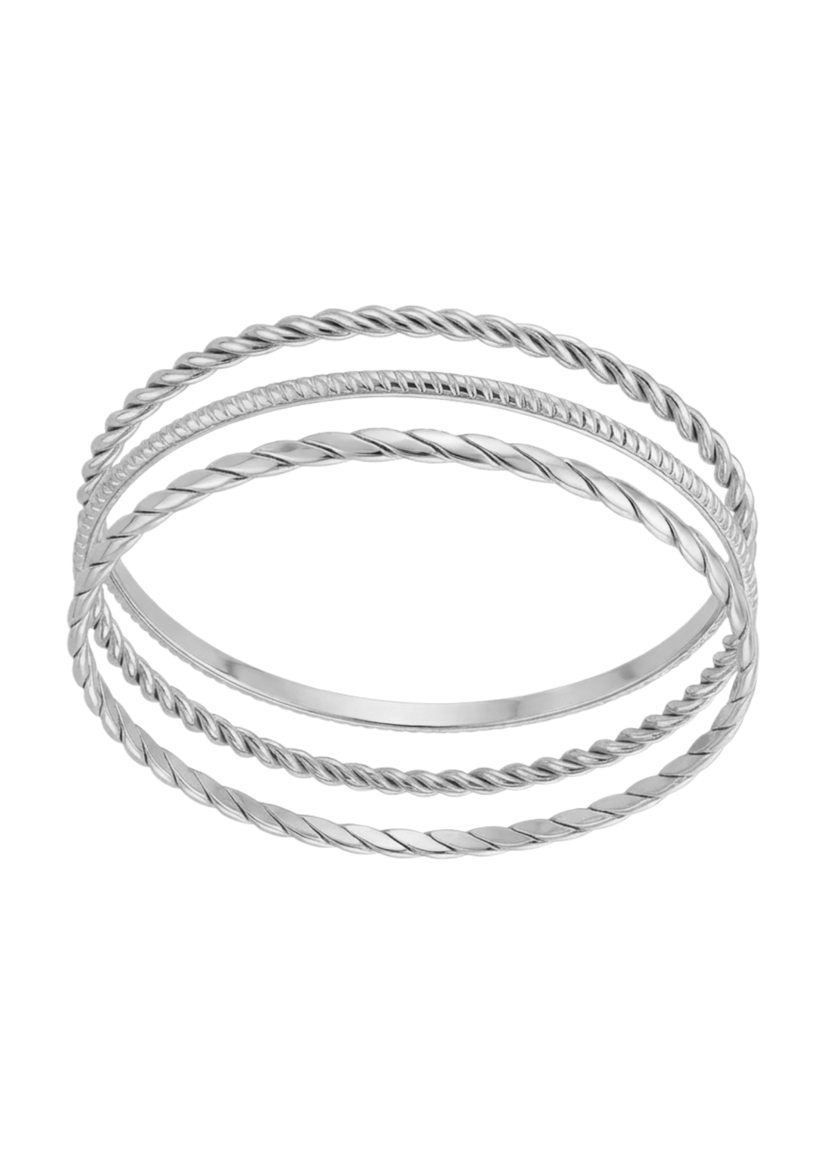Trio Bracelet Jonc argent