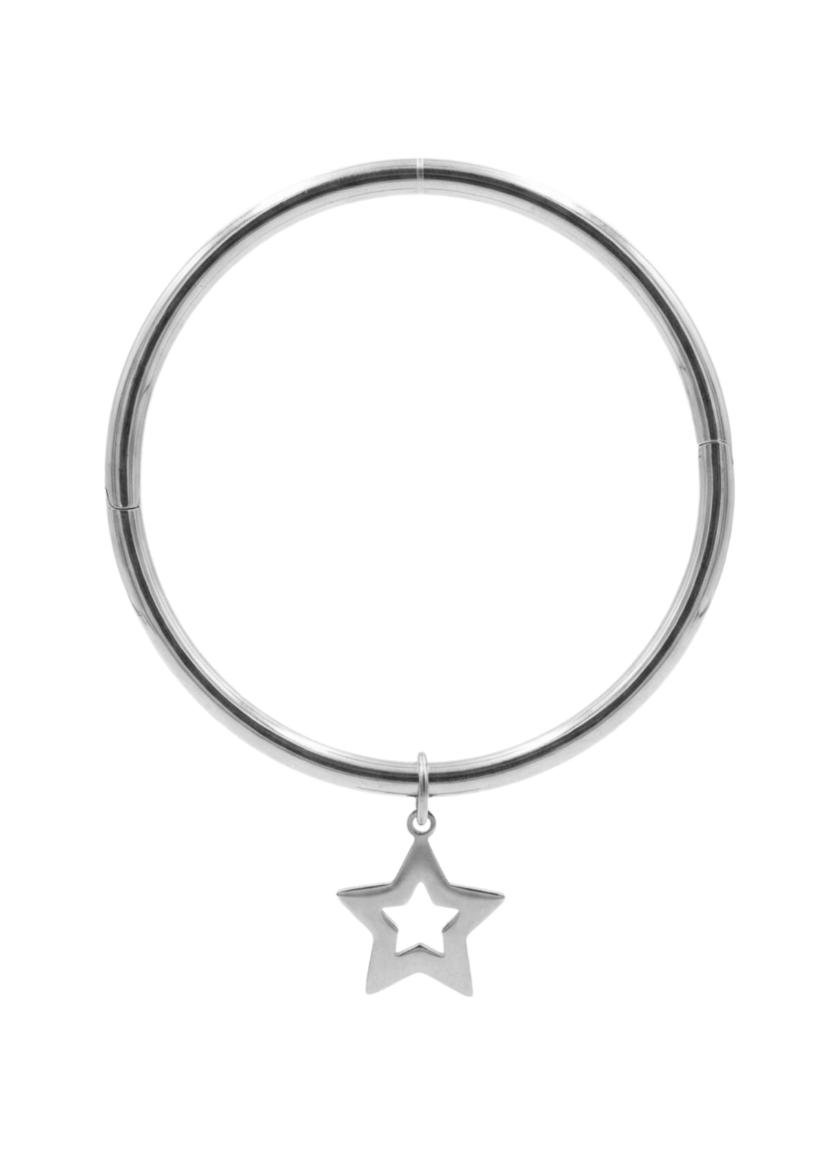 Jonc Breloque Étoile argent