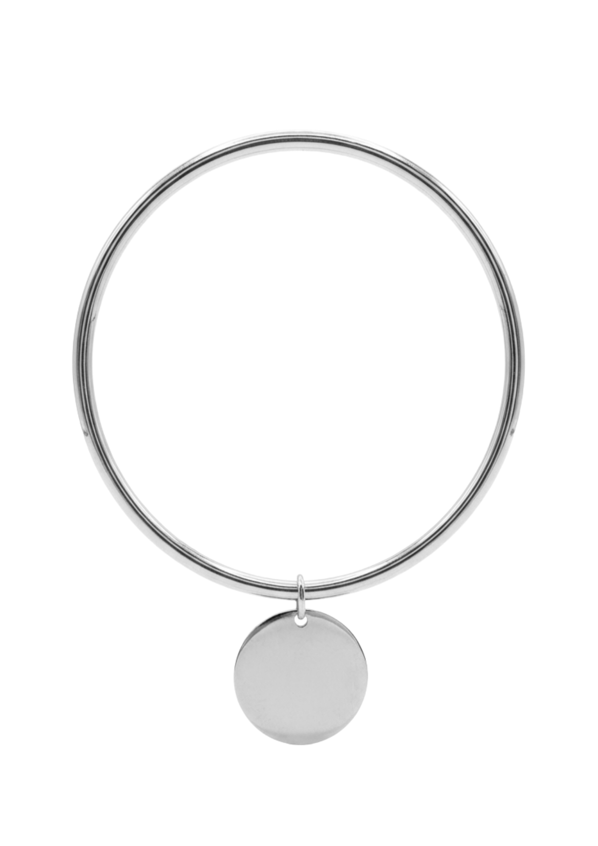 Jonc Breloque Médaille argent