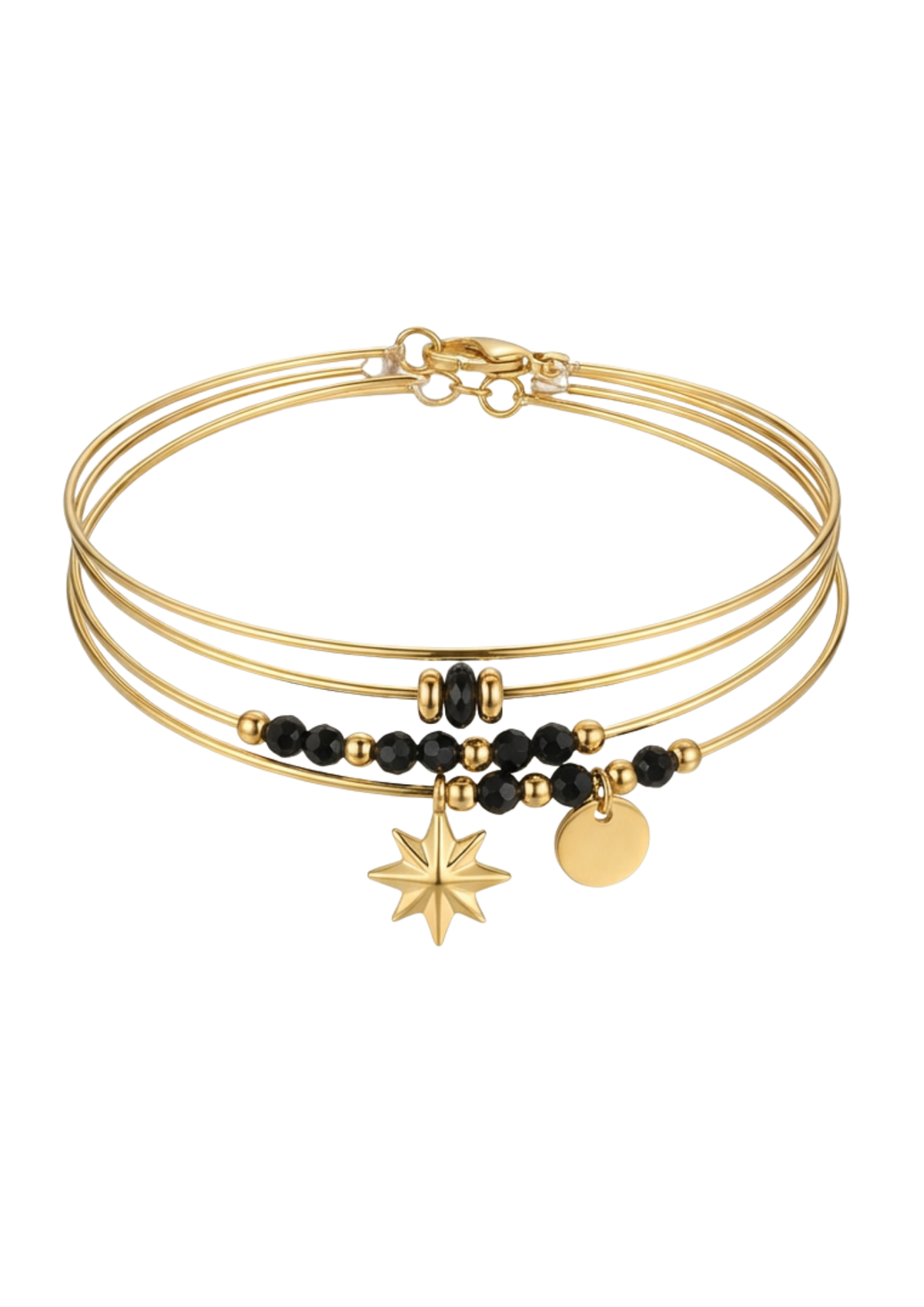 Bracelet Semainier Perles noire