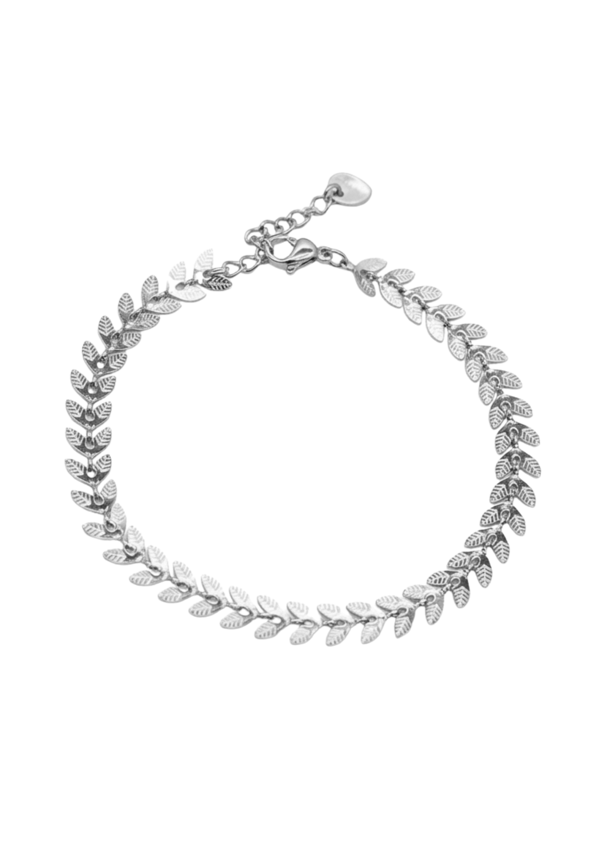 Bracelet Feuilles de Laurier argent
