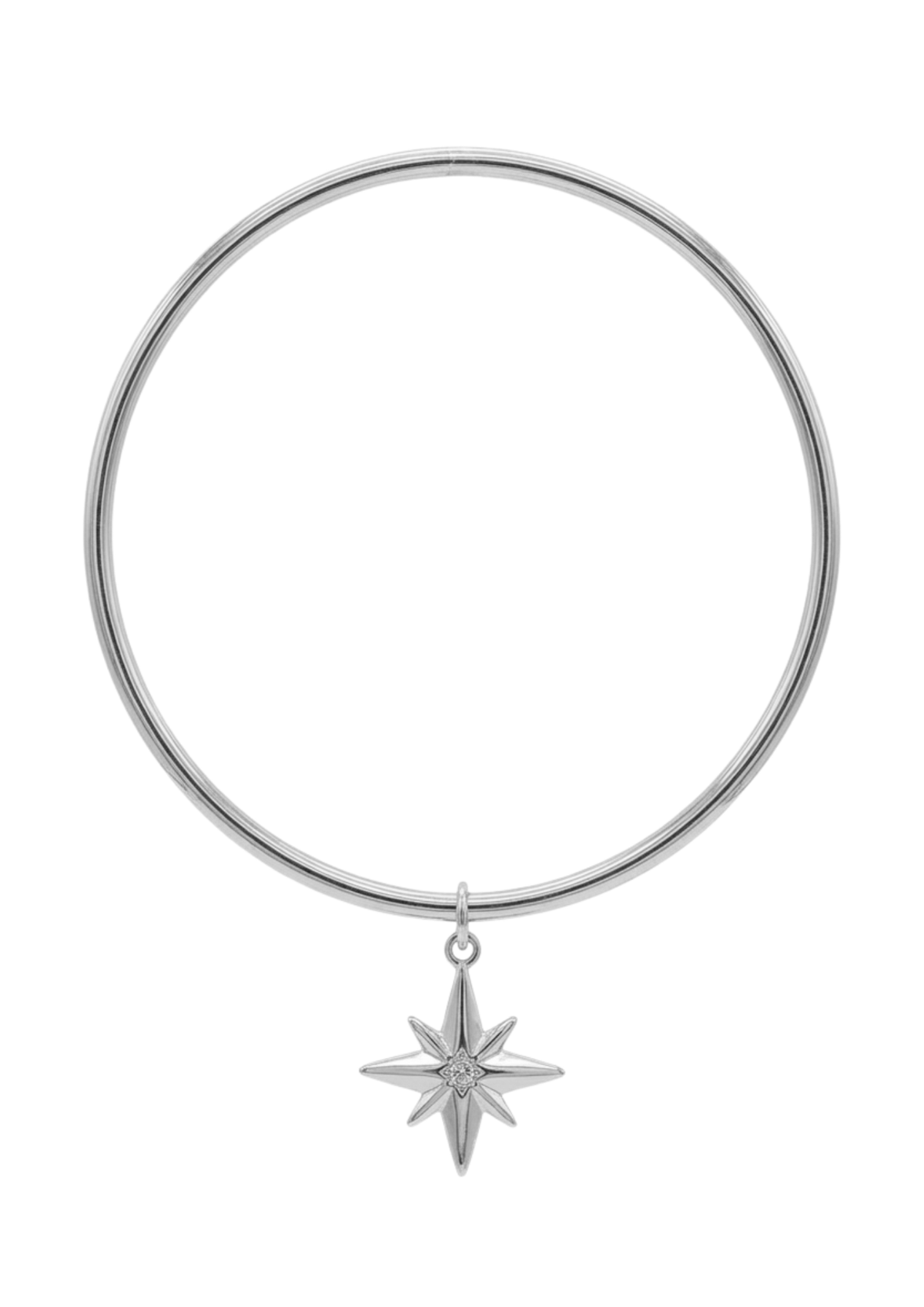Jonc Rigide Étoile Femme